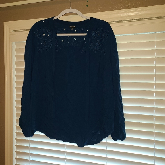 Torrid Challis Beaded Top - Picture 6 of 12